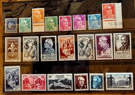 FRANCE timbres neufs ** ~1947-48