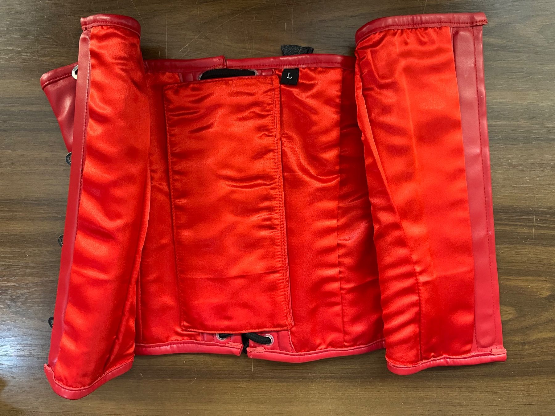 Biancheria intima: Leder Korsett Large rot (3) – Nuovo (secondo la descrizione) da Jonen venduto da Sevenb 1