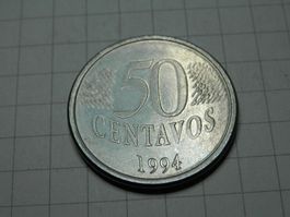 Brasilien  50 Centavos, 1994