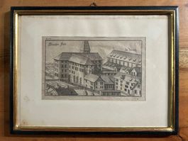 Das Almosenamt der Stadt Zürich - Seltener Kupferstich 1742