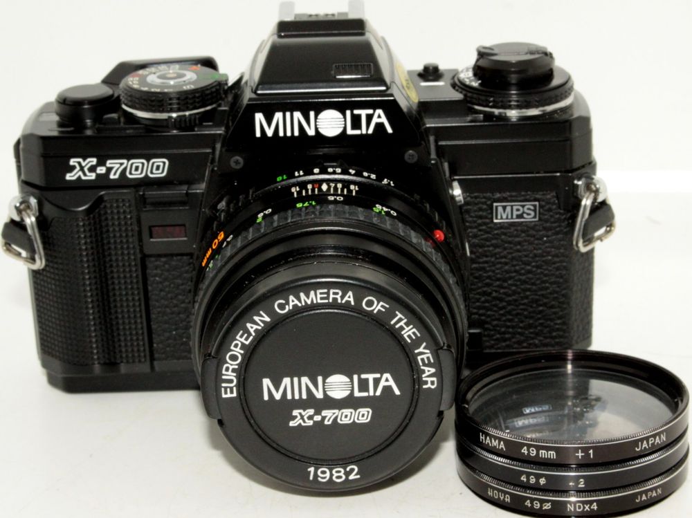 Appareil Photo Argentique Minolta X-700 Avec Objectif MD 50mm F/1.7 - Noir, 35mm