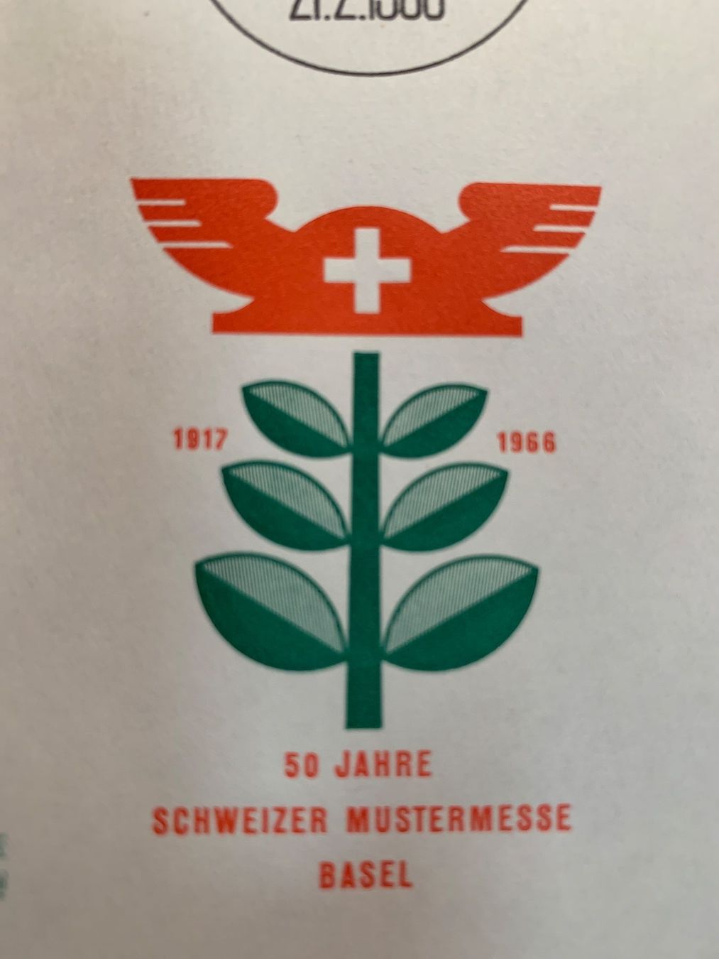 Alle Briefmarken: Ersttagsbrief 50 Jahre Mustermesse Basel 1966 – Gebraucht aus Ibach von lisch3 2