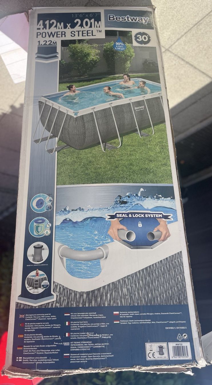 Bestway Piscines: Bestway Pool 4.12m x 2.01m – D'occasion à Busswil BE par Vorox 4