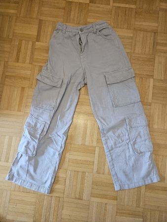 H&M Divided Cargohose grau Grösse 40