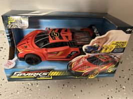 Rotes Exost Sparks Auto mit Friktion - Neuwertig!