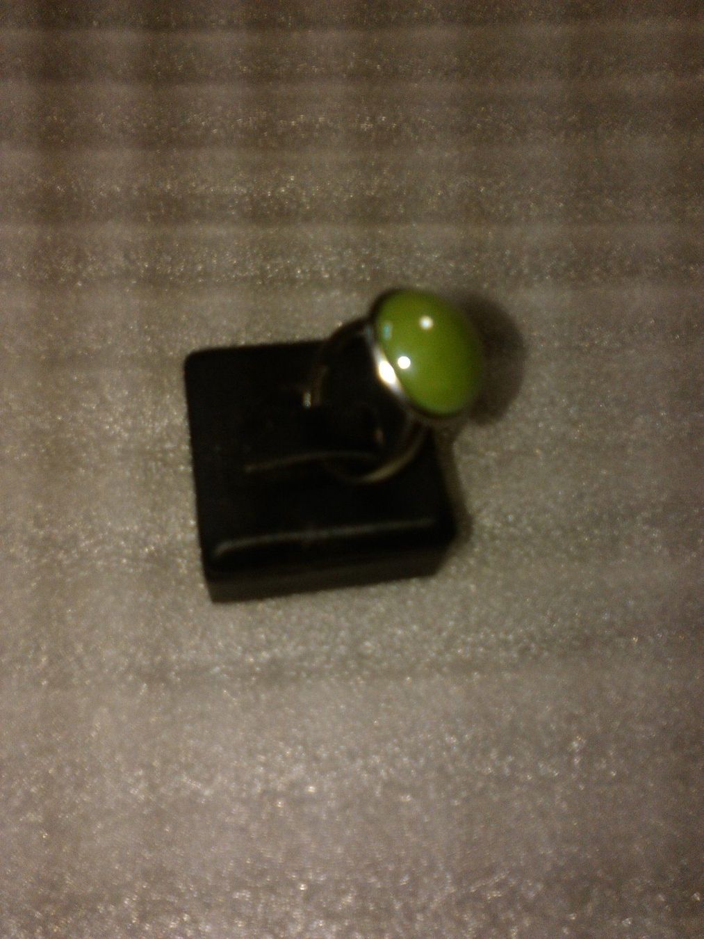 Anelli: RING EDELSTHAL,,MIT KÜNSTLICH PERLEM,,GRÜN FARBE – Nuovo (secondo la descrizione) da Basel venduto da bijoutrie_4 2