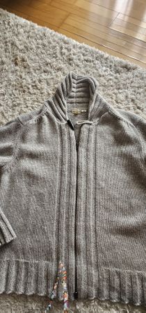 Strickjacke "hessnatur", Gr. L, 100% Schurwolle, Top Z