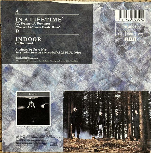 Dischi in vinile: Clannad/Bono: In A Lifetime 7" – Usato da Steinhausen venduto da Vilivinili 1