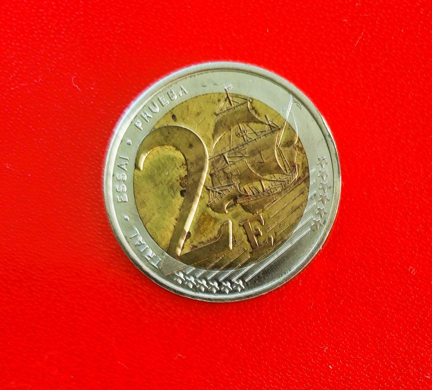 Tutti le monete: UK, 2 Euro TRIAL 2002 – Nuovo (secondo la descrizione) da Castione venduto da Rx-stamps