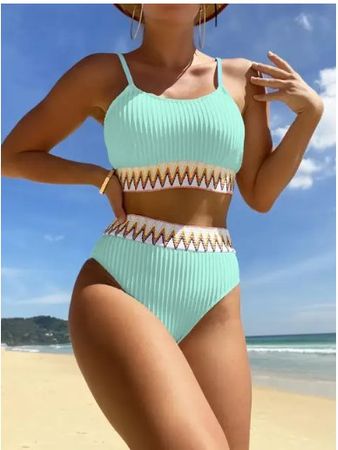 NEUER Bikini minth - bunt Gr. S - 224234