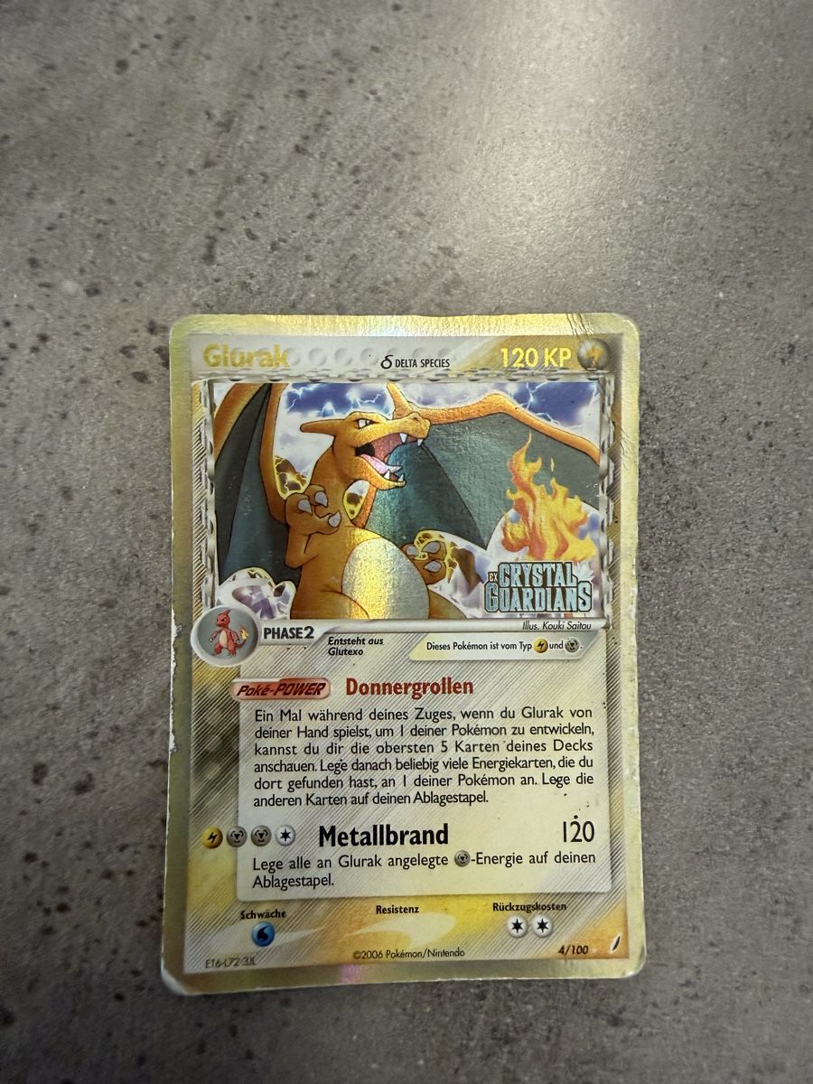 Cartoline: Glurak Crystal Guardians Karte – Usato da Lengnau AG venduto da Liirim 1