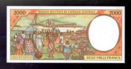 Zentral Africa 2000 francs UNZ