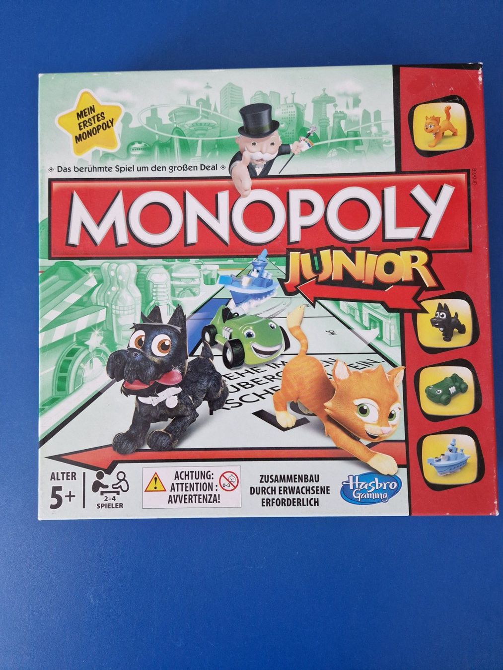 Hasbro Spiele: Monopoly junior, Brettspiel ab 5 Jahre – Gebraucht aus Münchenbuchsee von Aare22