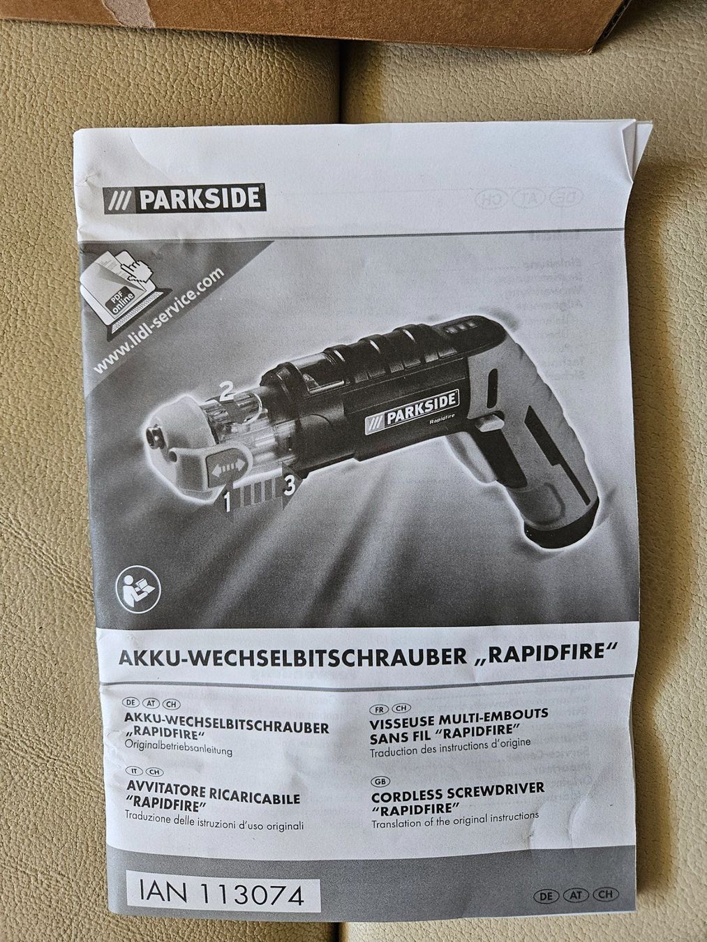 Parkside Tutti gli attrezzi: Akku Wechselbitschrauber Parkside Rapidfire nüvi 53 LMT CE – Nuovo (secondo la descrizione) da Kloten venduto da Euroasia 3