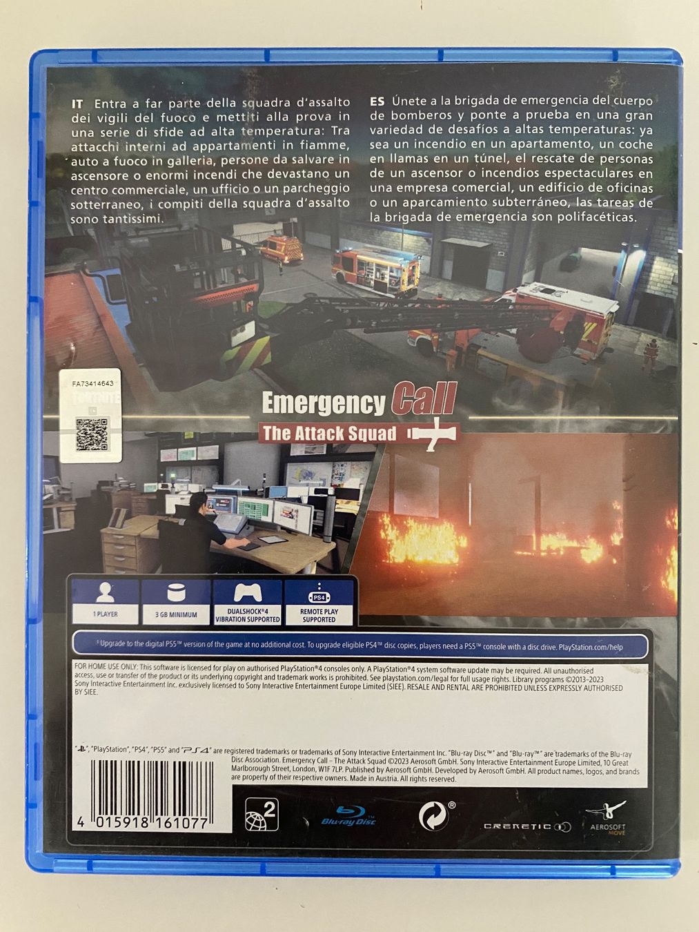 Sony Giochi: Emergency Call - PS4 game – Usato da Lausanne venduto da 55Foxtrot 1