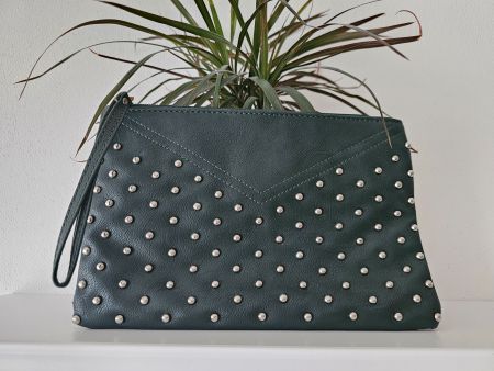 Grüne Clutch Tasche