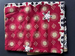 Vintage Batik Stoffe, 7 Posten, tolle Muster, Sommer-Look!