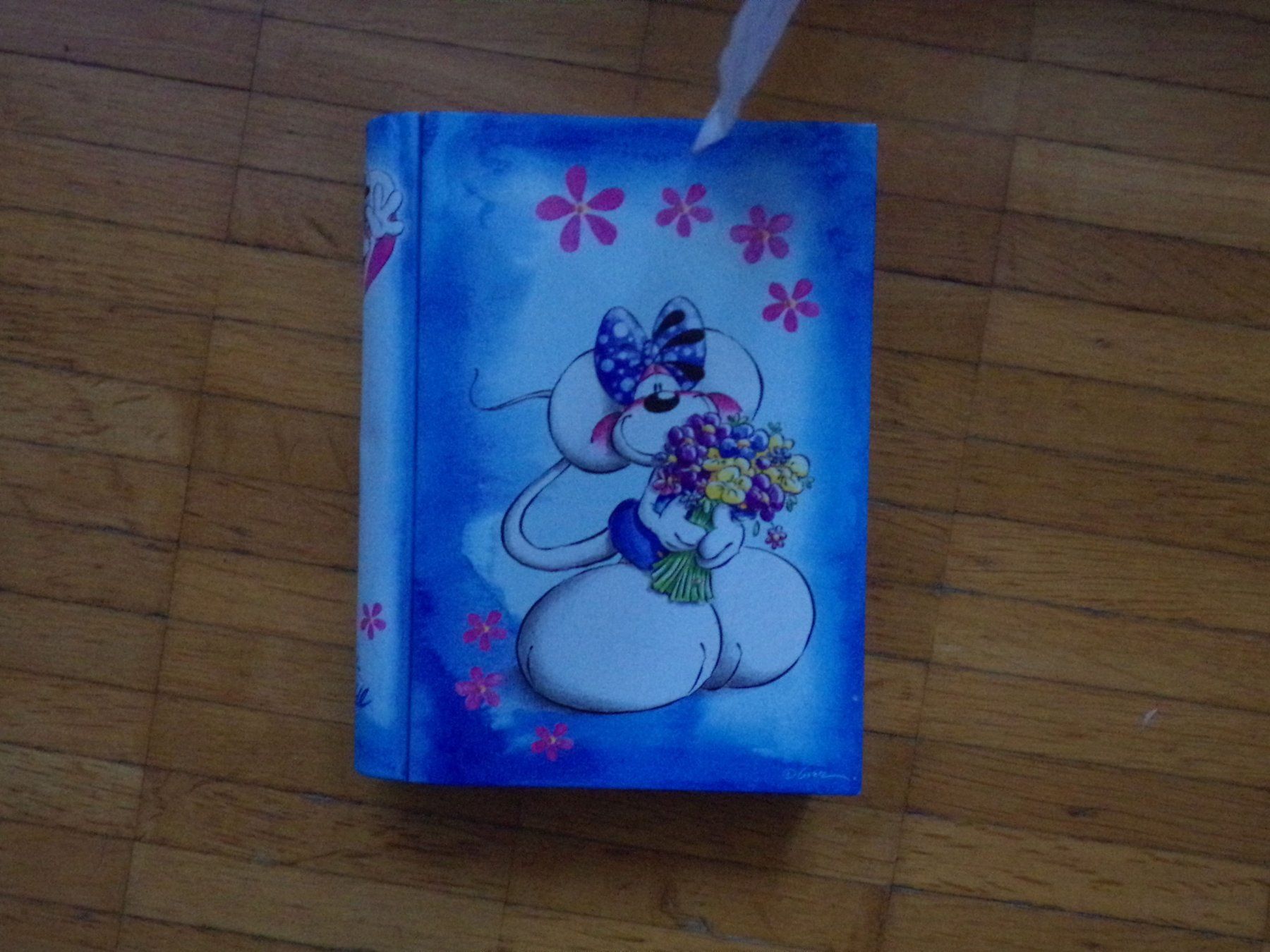 Spielzeuge: Diddl Bleck Box blau Diddlina mit Blumen – Gebraucht aus Winterthur von Jessi_di 2