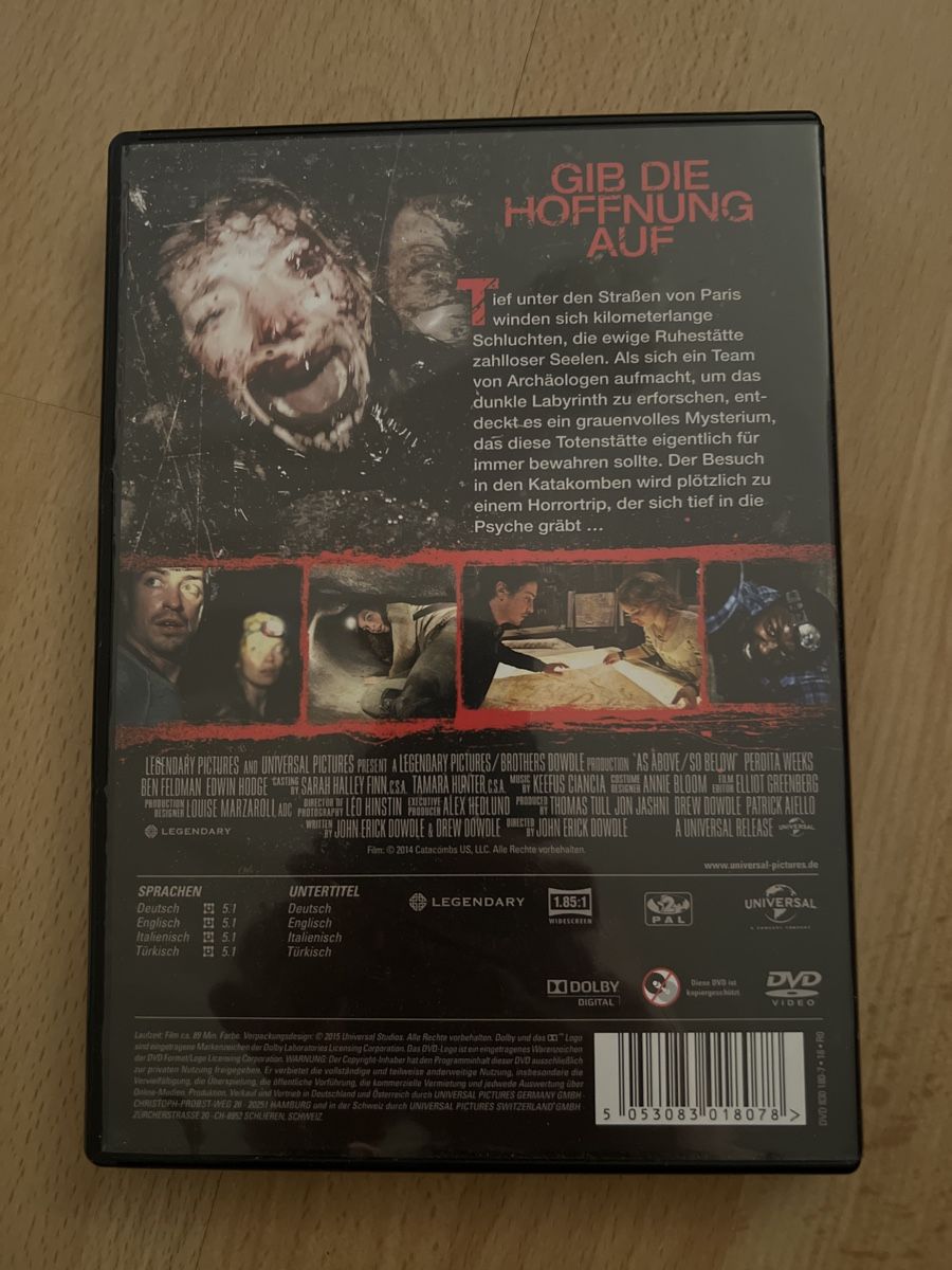 Tutti i DVDs: Katakomben - DVD – Nuovo (secondo la descrizione) da Oberengstringen venduto da Rogi9698 1