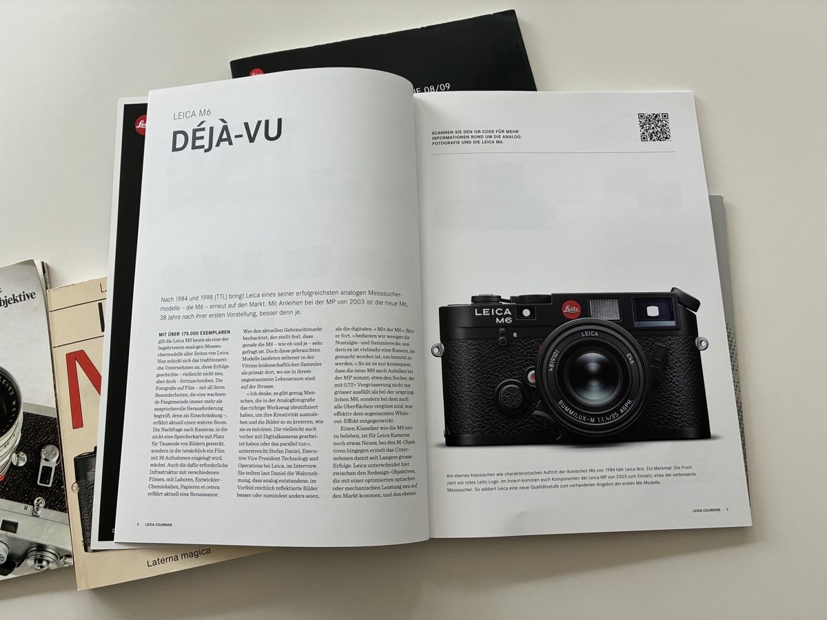 Libri: Leica M6-Bücher & Prospekte Konvolut – Usato da Zürich venduto da ZHCC 8