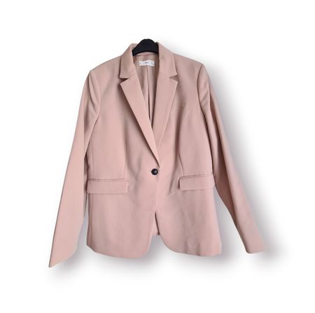 Blazer Mango rose pâle, taille 42 CH, 44 EUR