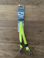Rogz Hunde Double Split Lead Medium gelb reflektierend