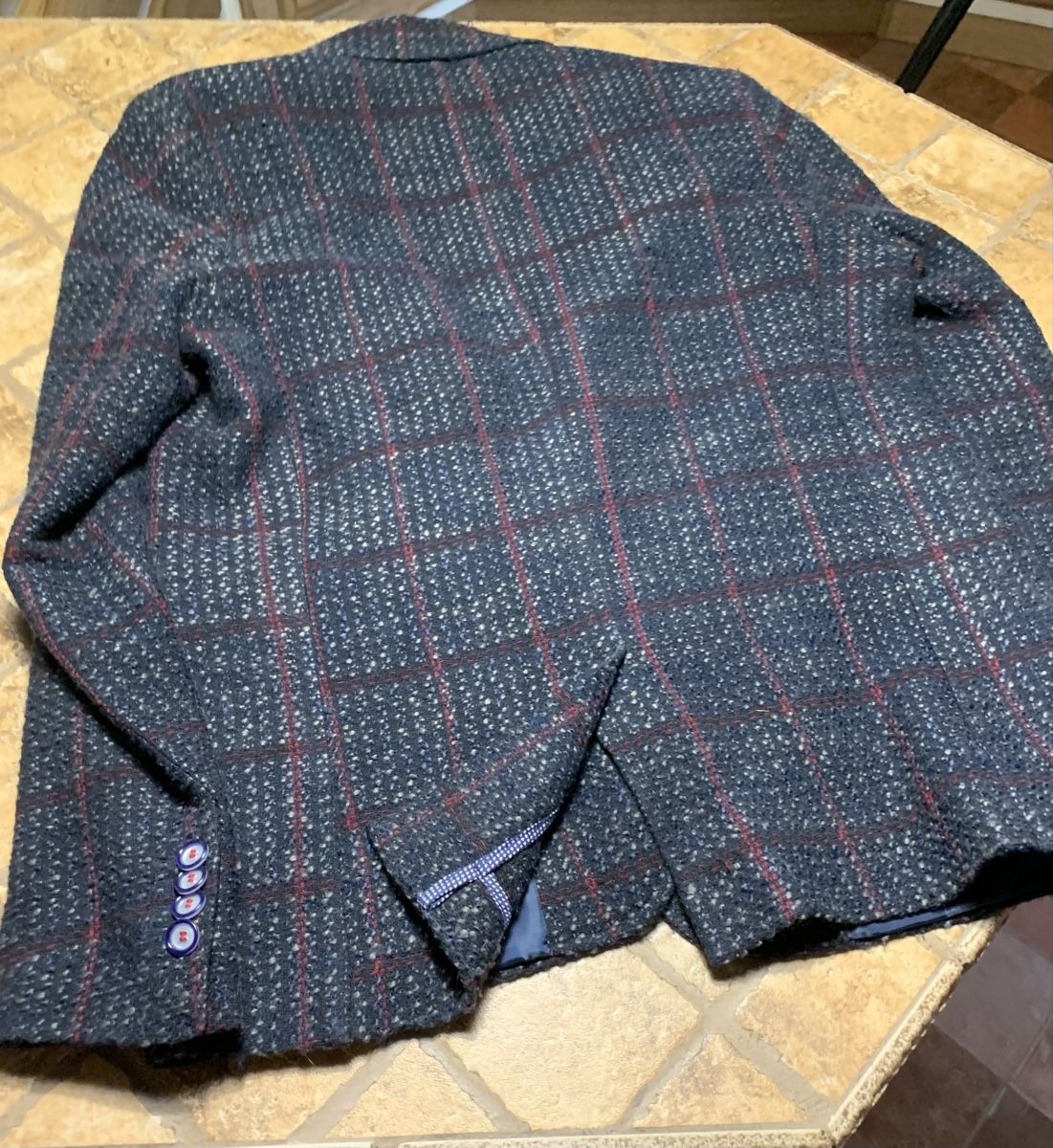 Giacche: Blazer uomo X-Cape quadri blu rossa -tgL-chic e elegante – Nuovo (secondo la descrizione) da Gordevio venduto da LanaZimm 6