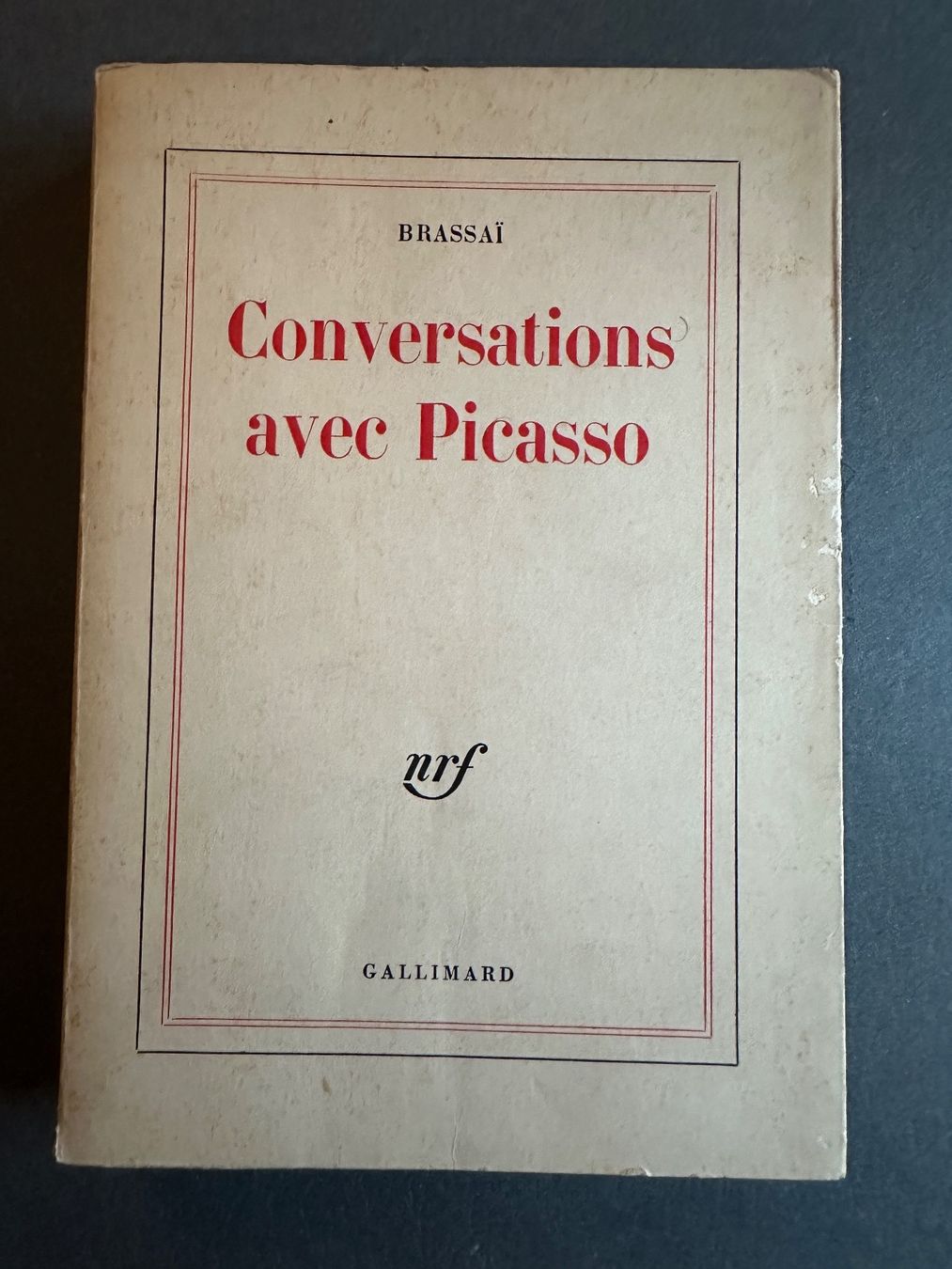 Libri: Brassaï: Conversations avec Picasso. – Usato da Zürich venduto da allp