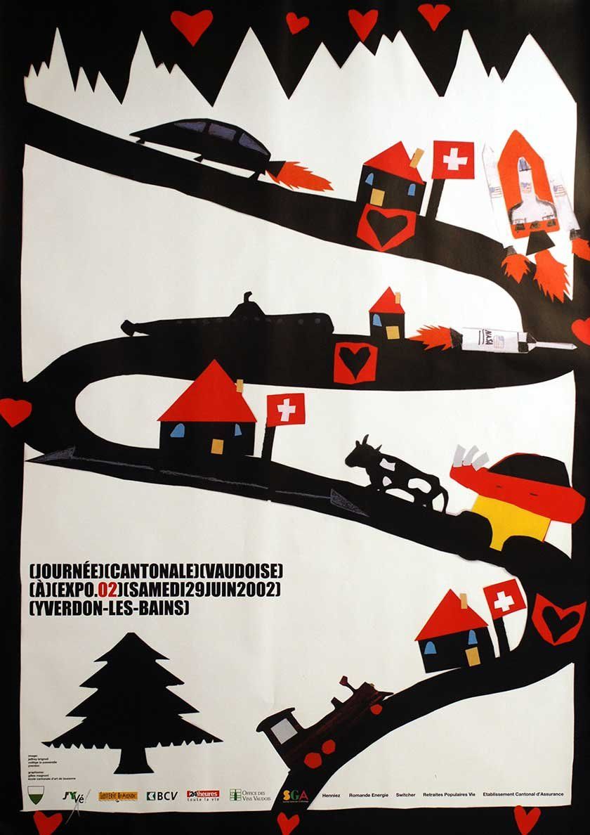 Foto & Immagini: Journée cantonale à Expo.02 – Usato da Bern venduto da Vintage-Art-Poster 1