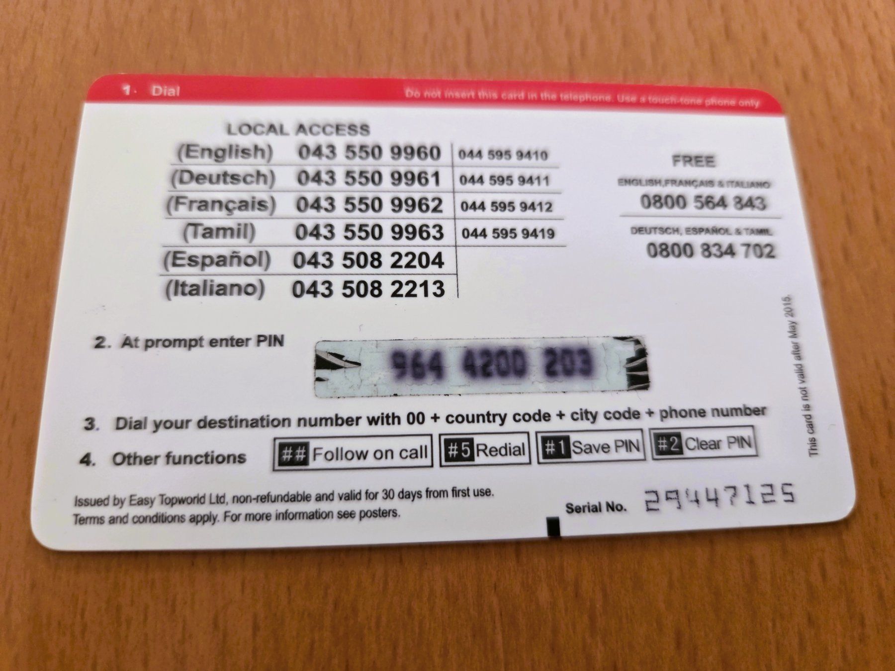 Schede telefoniche: PREPAID - SCHWEIZ – Usato da Brüttisellen venduto da Nighttrain 1