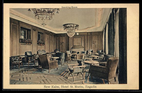 Ansichtskarten: St. Moritz /Engadin, New Kulm, Hotel St. – Gebraucht aus Berlin von bartko-reher