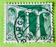 Nr.307 mit gestempelt Technik und Landschaft 1949  