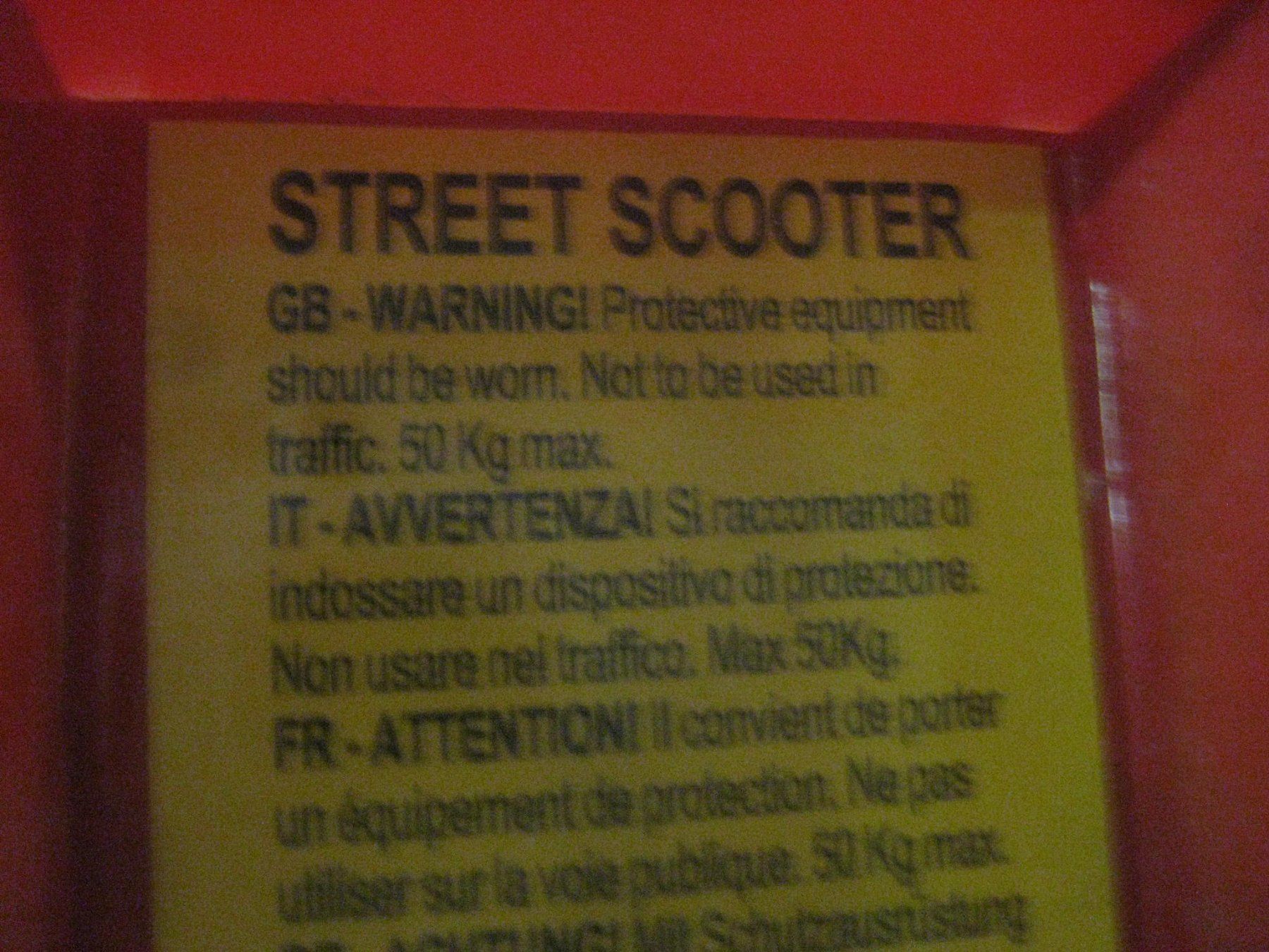 Véhicules pour enfants: KINDER    STREET  SCOOTER – Neuf (Voir description) à Uster par flocke1 5