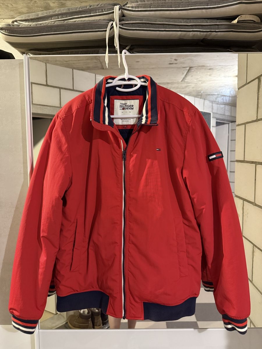 Tommy Jeans Jacke Rot Herren Tommy Hilfiger Herren Jacke Rot, Top