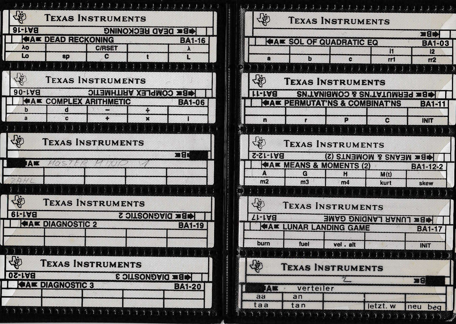 Texas Instruments Taschenrechner: Texas Instruments SR 52 – Gebraucht aus Wangen ZH von Jleh 3