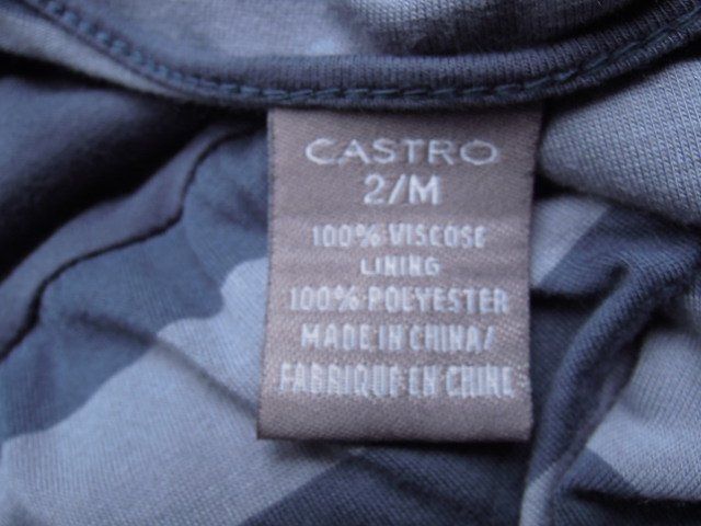 Vestiti: Gr 38 CASTRO Kleid Ringelmuster Viskose WEICH – Usato da Basel venduto da FRAU.ZAUBER.MOND 3