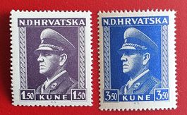 KROATIEN DEUTSCHES REICH NEZAVISNA D HRVATSKA PAVELIC 1942**