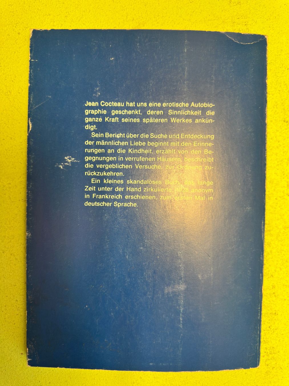 Libri: Jean Cocteau: Das Weissbuch. – Usato da Zürich venduto da allp 8