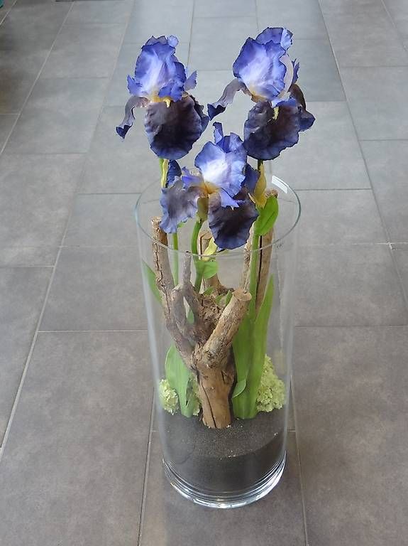 Tutte le decorazioni: Iris im Glas (Seide) – Nuovo (secondo la descrizione) da Steffisburg venduto da Nickyspatz 2