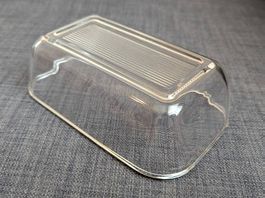 Butterdose aus Glas (nur Unterteil)