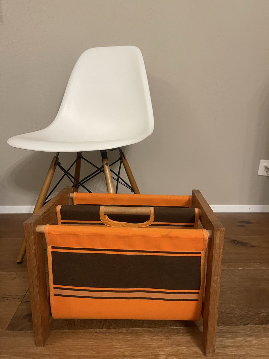 Altro per la casa: Vintage Zeitungsständer 70ties Stoff Eiche – Usato da Bonstetten venduto da usgsuechts_vintage 3