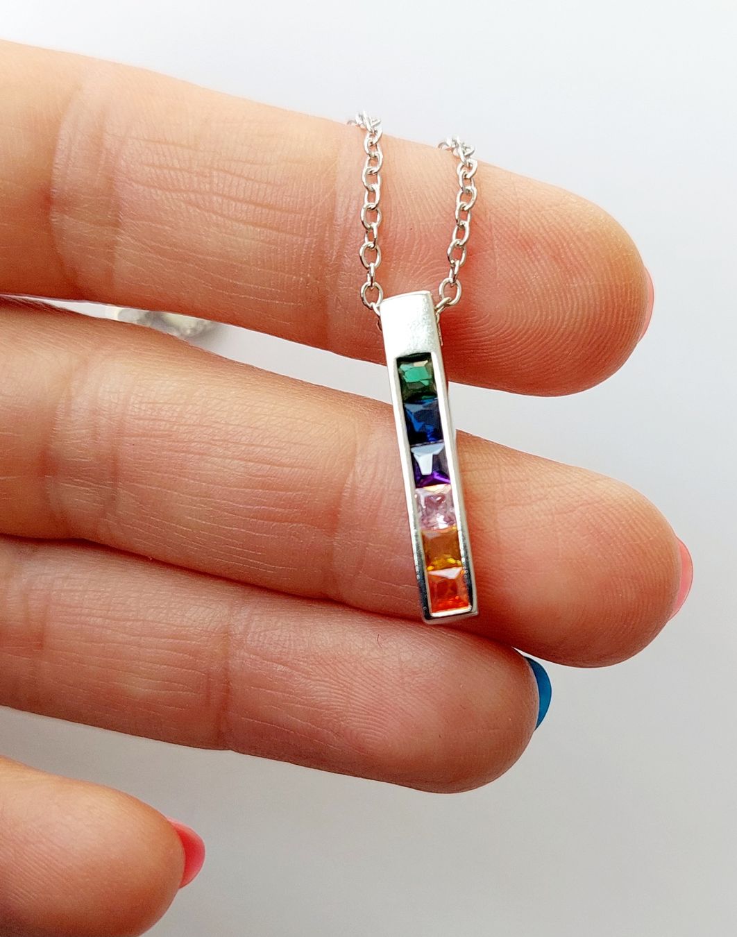 Ketten: 🌈  Halskette mit Anhänger – Neu (gemäss Beschreibung) aus Madetswil von triforuz 4