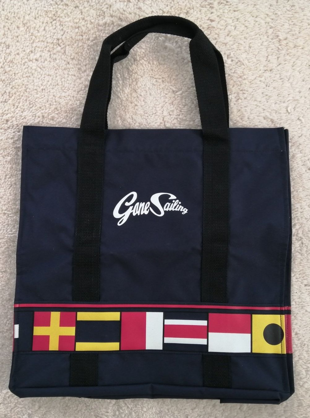 Borse: Maritime und praktische Tasche mit Codeflags – Nuovo e nell'imballaggio originale da Bern venduto da Prasolux