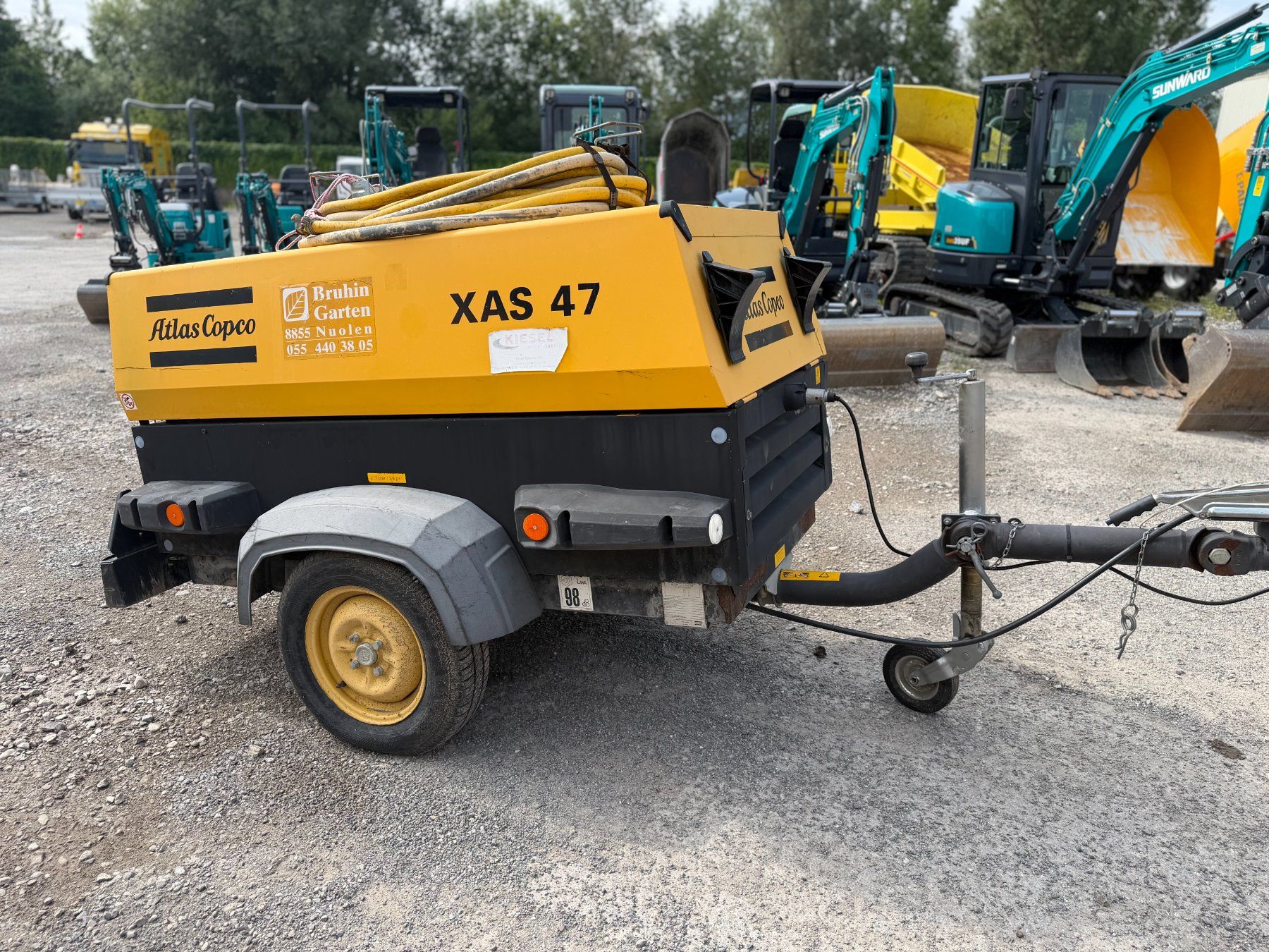 Atlas Copco Compressori: Atlas Copco XAS 47 Kompressor – Usato da Jona venduto da tsbm2 2
