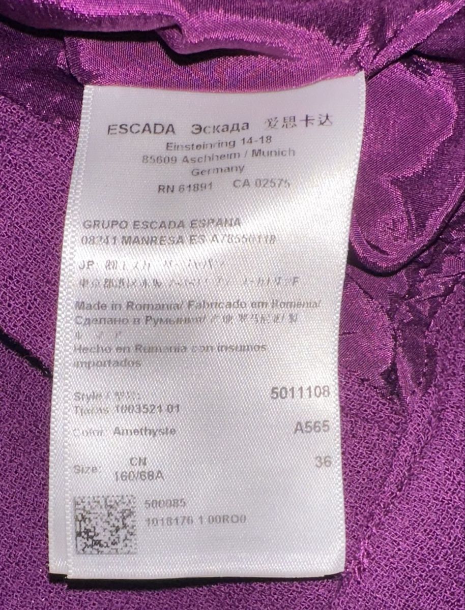 Escada Pantaloni: ESCADA HOSE GR. 36 Wolle – Usato da Unteraegeri venduto da MH203 8