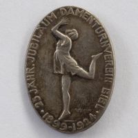 25  Jähr. Jubiläum Damenturnverein Biel 1924 Silber