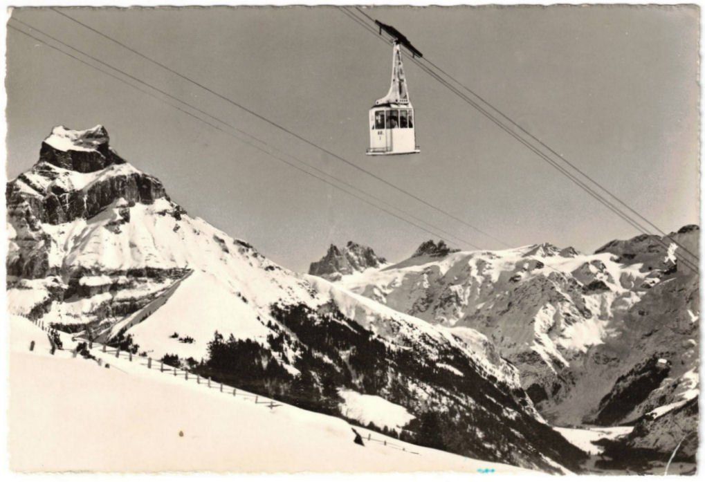 Cartoline postali: Engelberg - Luftseilbahn Brunni – Usato da Binningen venduto da Mountainrider