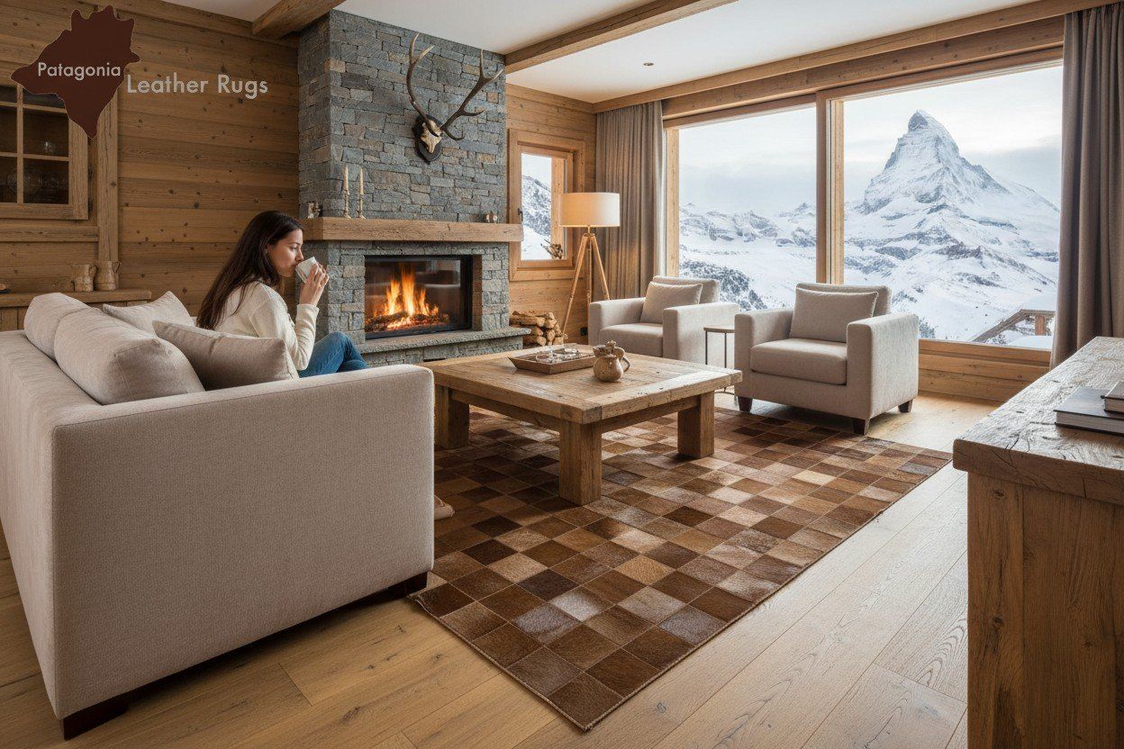 Tappeti: Kuhfell Teppich Patchwork – Nuovo e nell'imballaggio originale da Arbedo venduto da patagonialeatherrugs