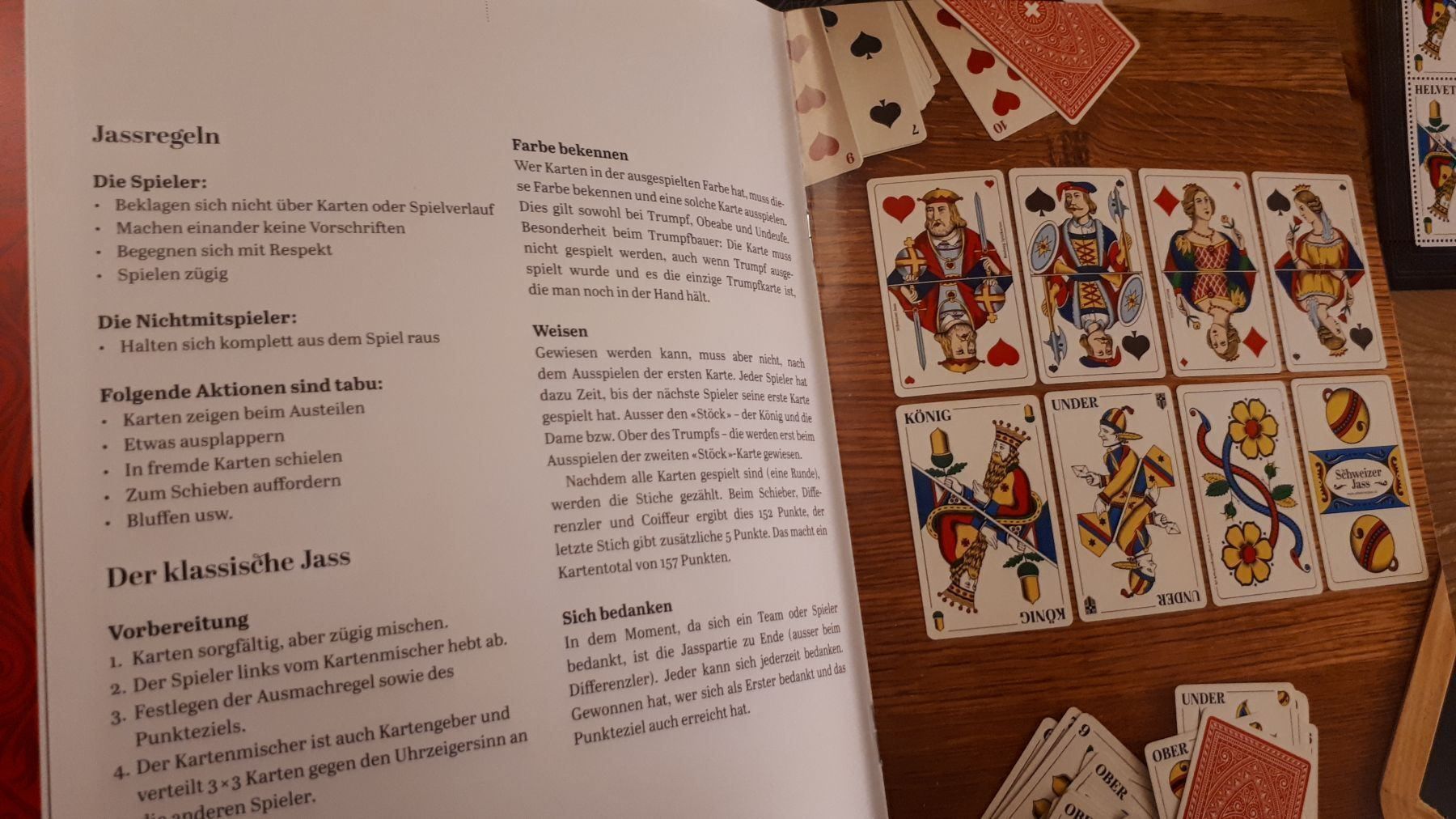 Giochi: Jass Jassen Post Marken Schweiz Geschenk – Nuovo e nell'imballaggio originale da Hedingen venduto da Zwackul 3