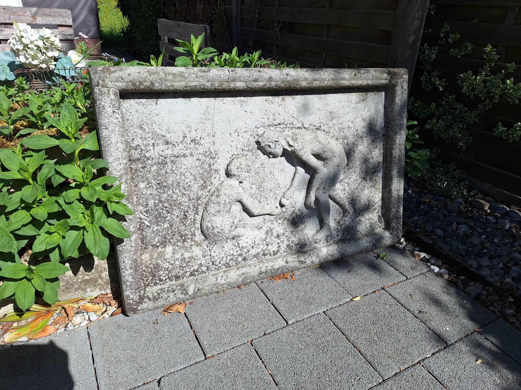 Sculture & Statue: Grosse alte Reliefplatte aus Stein – Usato da Staufen venduto da Finoeggel